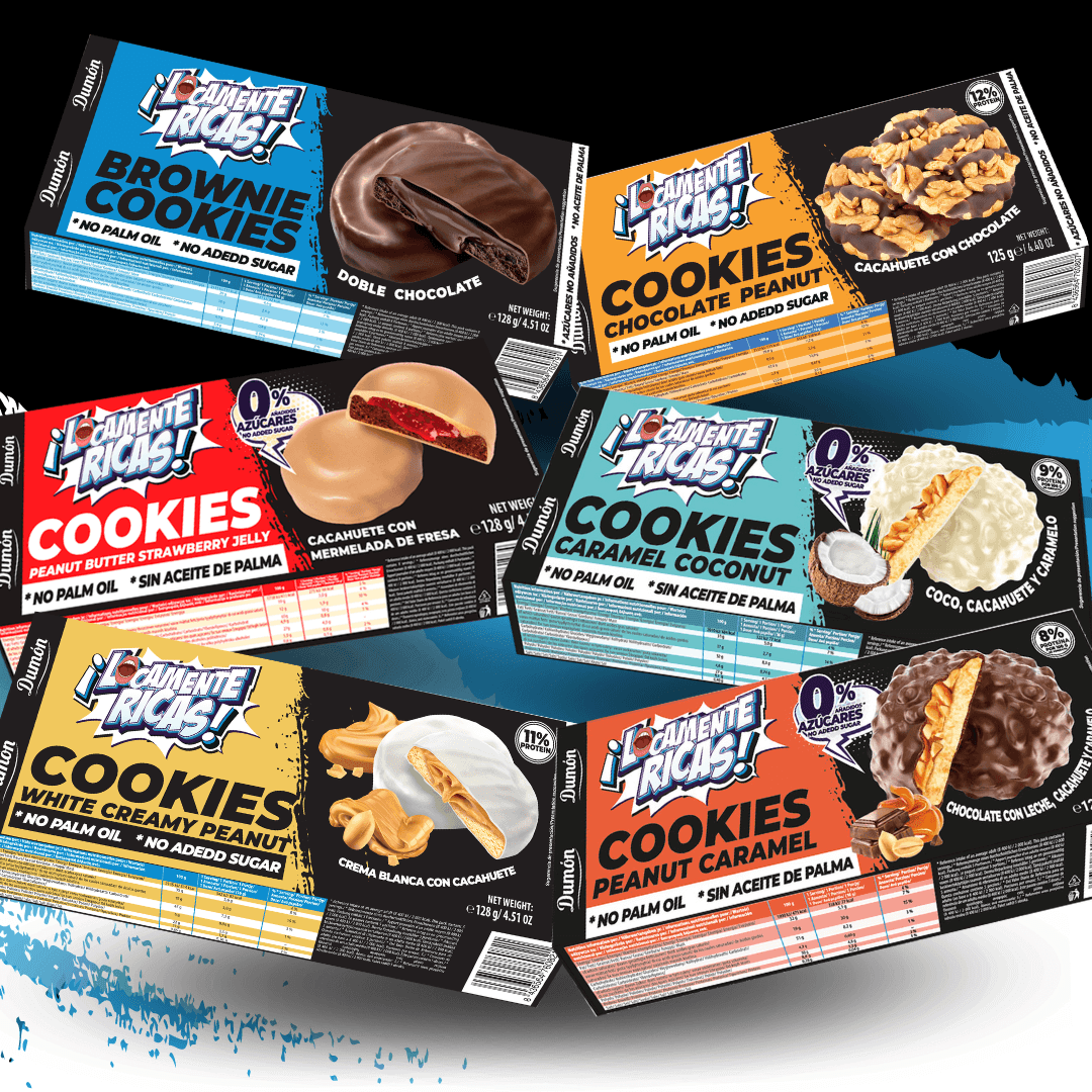 Pack de Galletas Sin Azucares - 6 Unidades de 128G