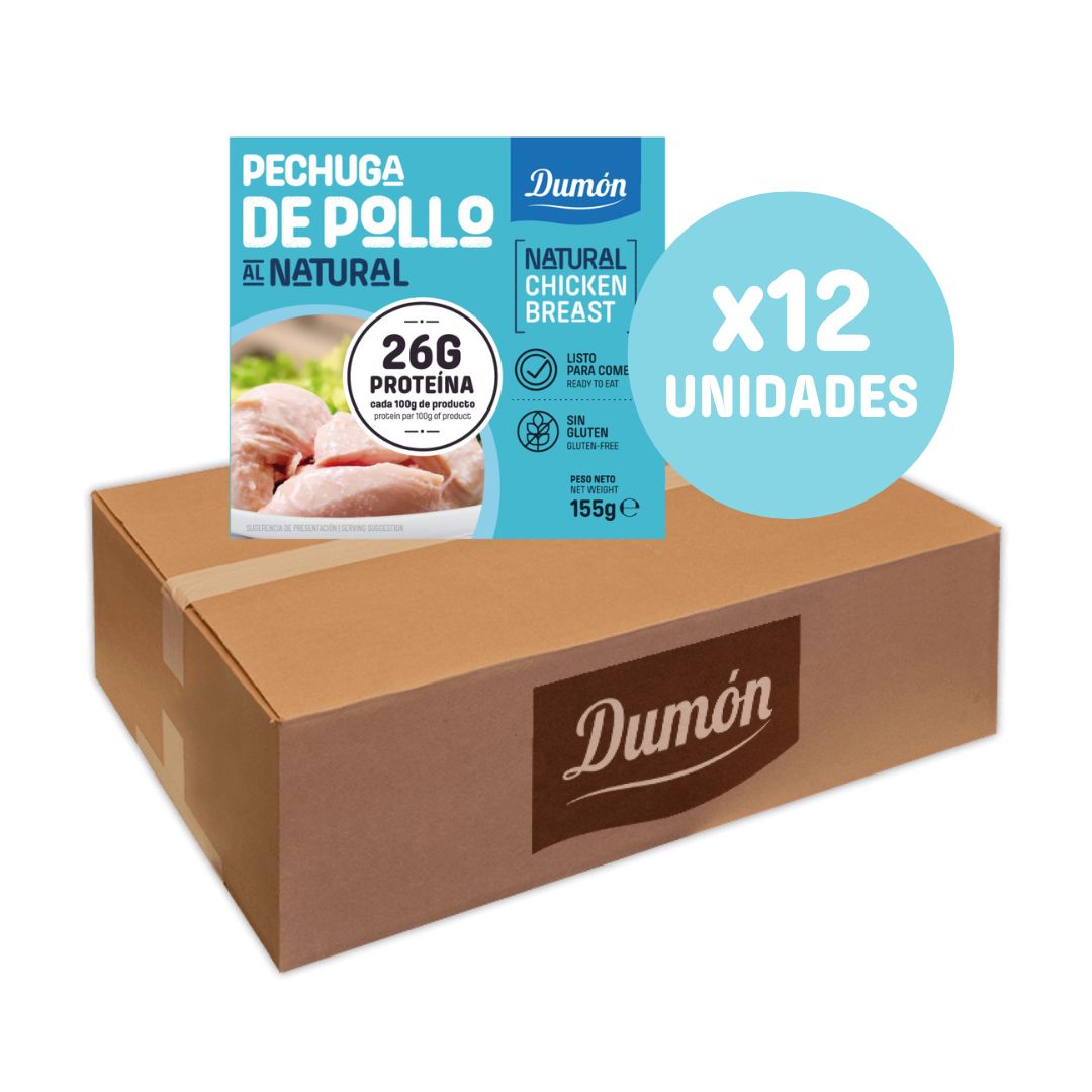 Pechugas de Pollo Al Natural en Conserva 155GR - Dumón