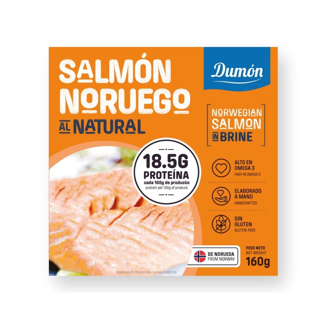 Salmon Noruego en Conserva al Natural 160GR - Dumón