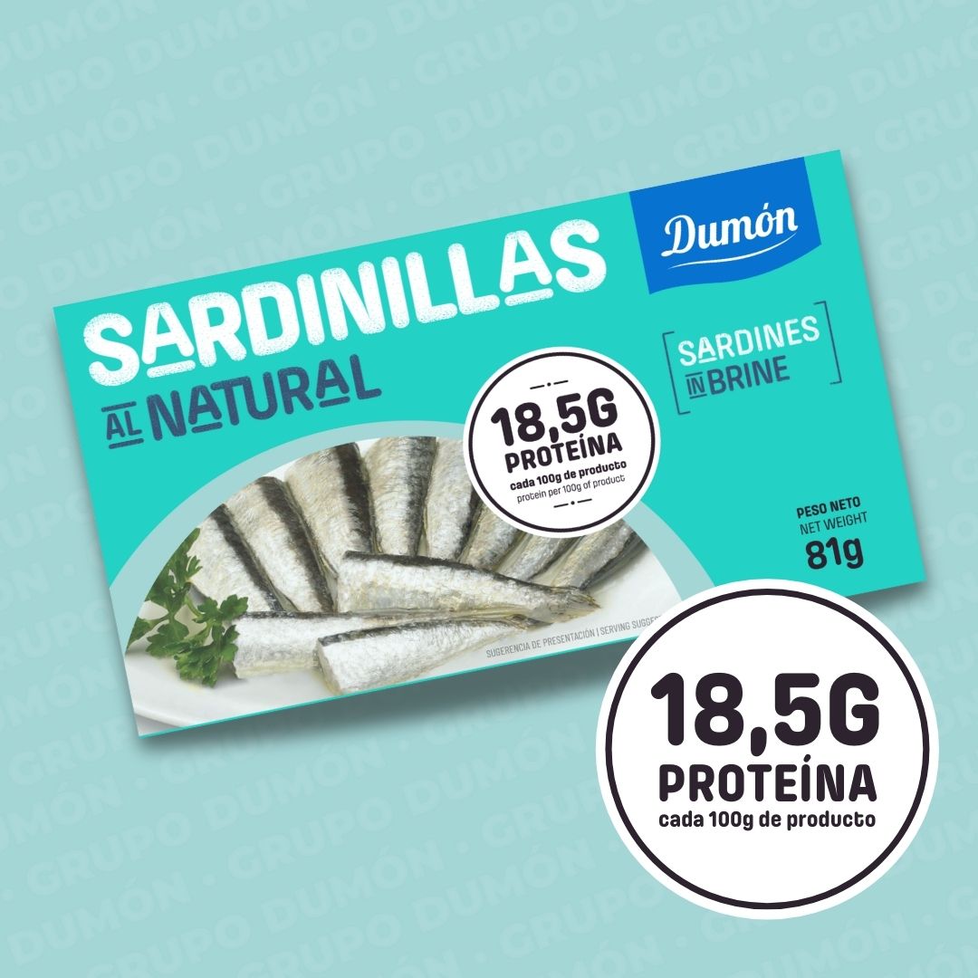 Sardinillas al Natural en Conserva 90GR - Dumón
