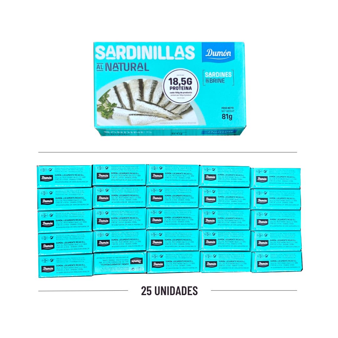 Sardinillas al Natural en Conserva 90GR - Dumón