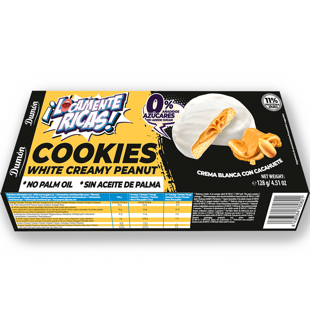 Cookies de Cacahuate Y Crema Blanca 128GR - Dumón
