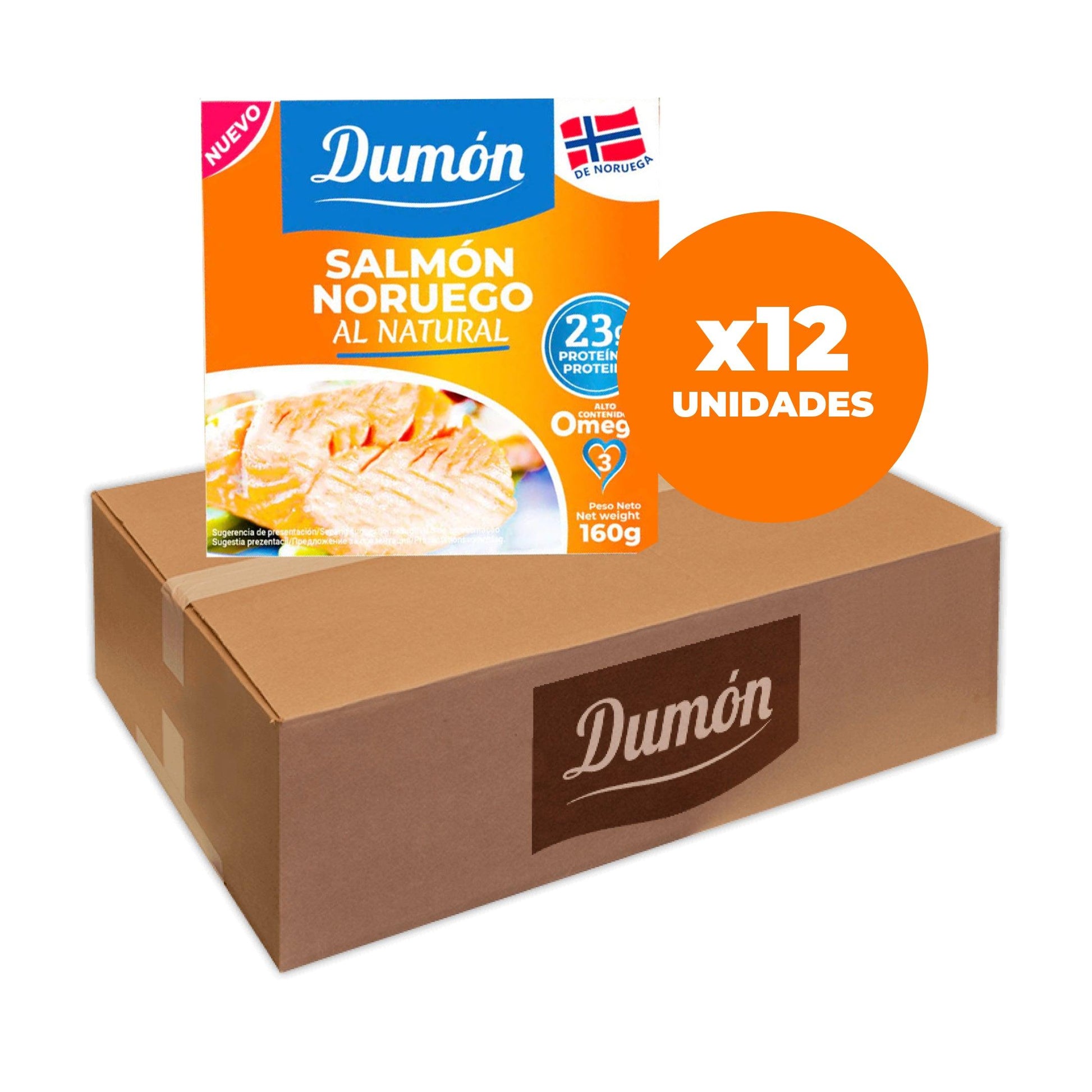 Salmon Noruego en Conserva al Natural 160GR GRUPO DUMON