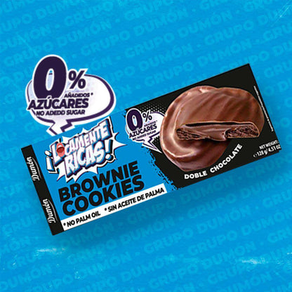 Galleta Brownie Doble Chocolate Sin Azucar x 128GR - Dumón GRUPO DUMON