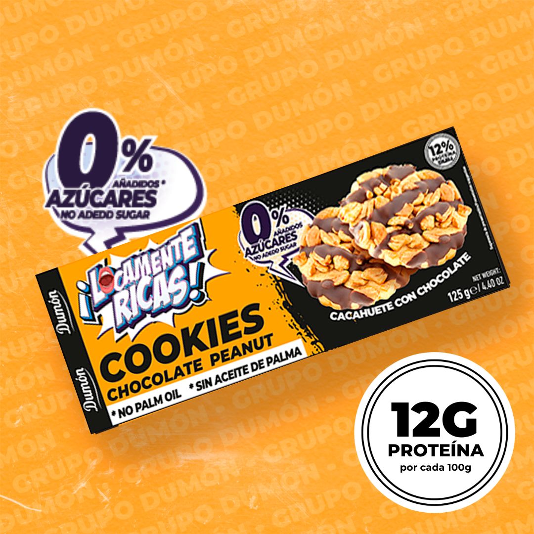 Peanut and Chocolate Cookies 128GR - Dumón