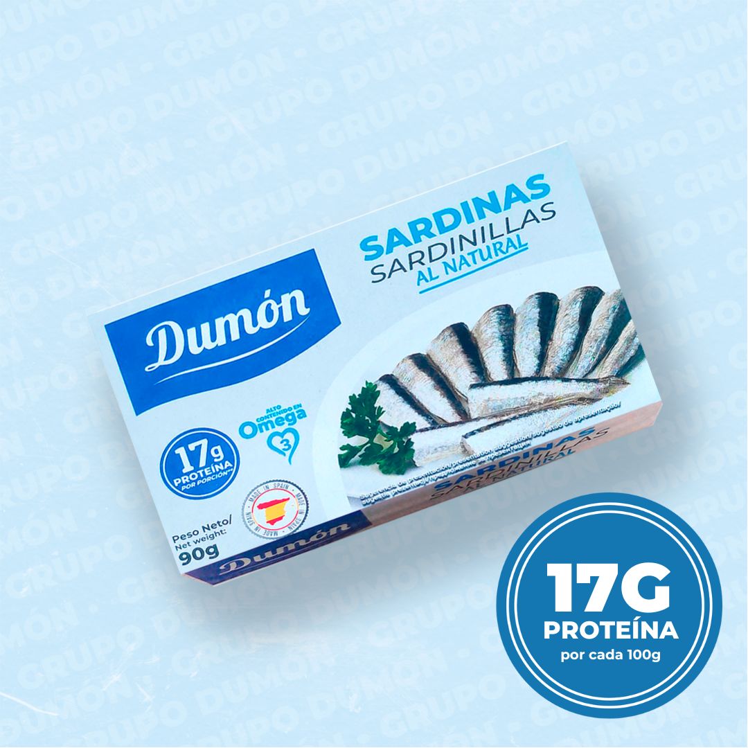 Konzervované prírodné sardinky 90GR - Dumón