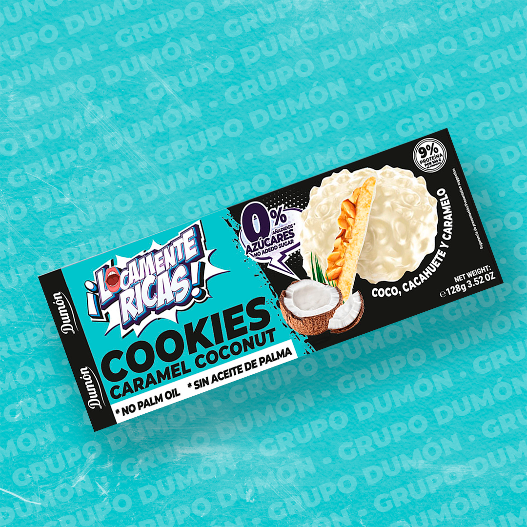 Cookies de Coco, Cacahuete y Caramelo 128GR - Dumón