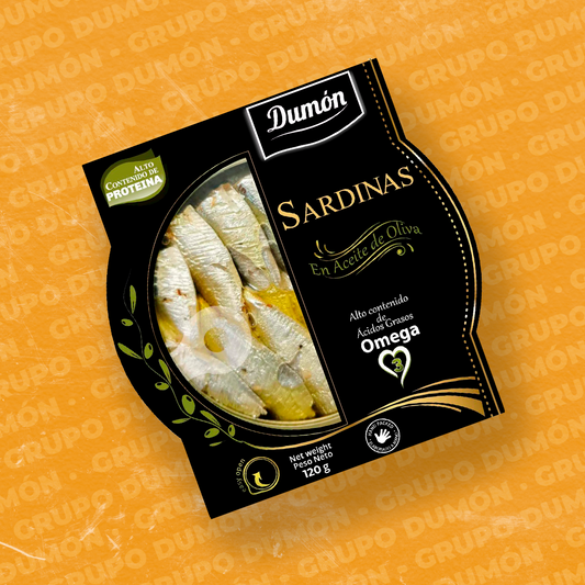 Sardine à l'huile d'olive en conserve 120GR - Dumón