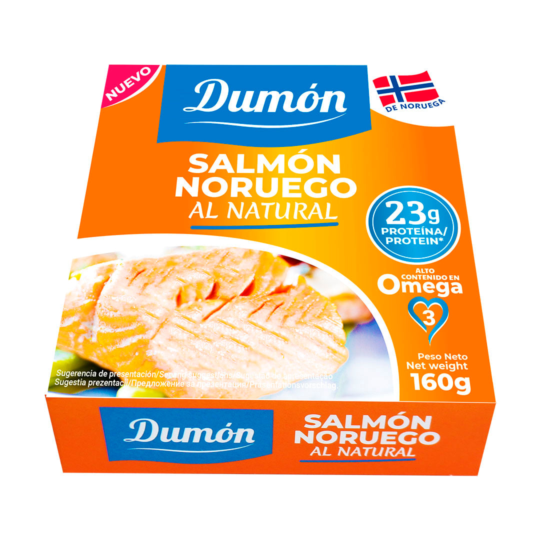 Salmon Noruego en Conserva al Natural 160GR - Dumón