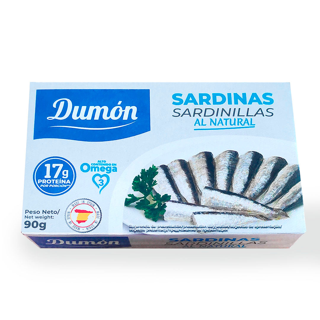 Luonnolliset säilykkeet sardiinit 90GR - Dumón